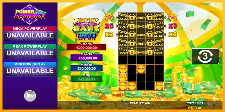 Piggies and the Bank PowerPlay Jackpot 游戏机赚钱, 图片 4