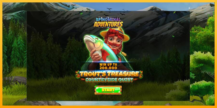 Trouts Treasure Countryside Quest 游戏机赚钱, 图片 1