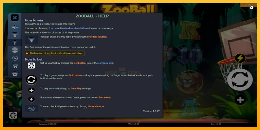 ZooBall 游戏机赚钱, 图片 7