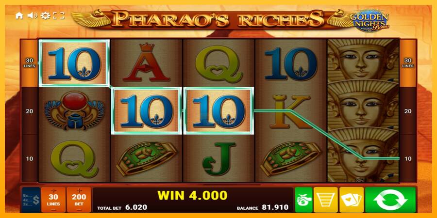 Pharaos Riches Golden Nights 游戏机赚钱, 图片 3