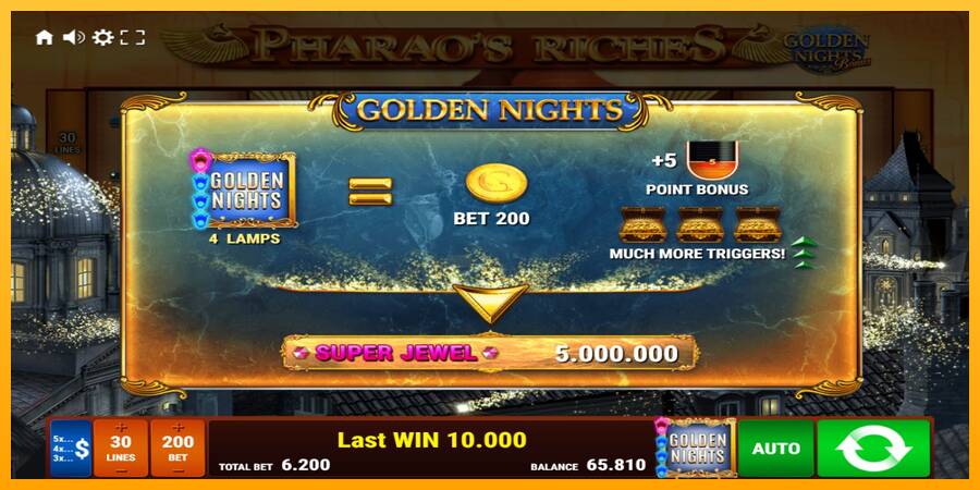 Pharaos Riches Golden Nights 游戏机赚钱, 图片 7