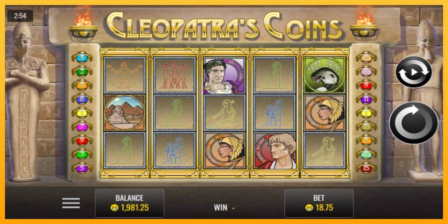 Cleopatra’s Coins 游戏机赚钱, 图片 1