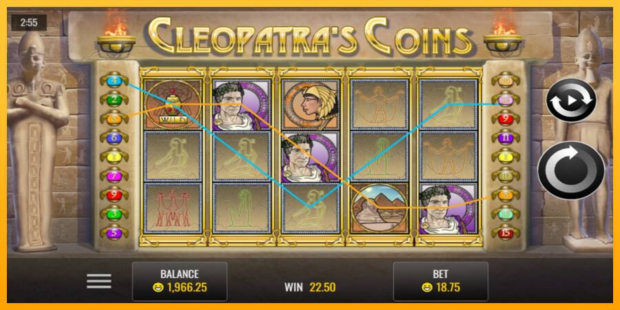 Cleopatra’s Coins 游戏机赚钱, 图片 2