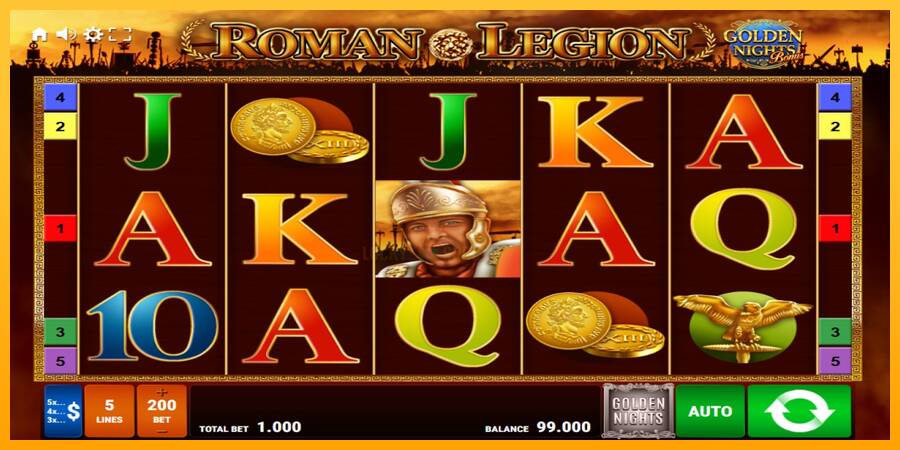 Roman Legion Golden Nights 游戏机赚钱, 图片 1