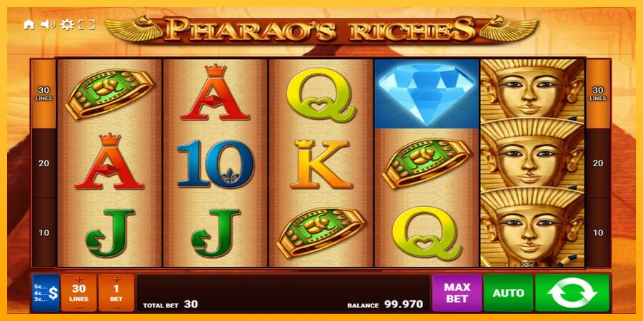 Pharaos Riches 游戏机赚钱, 图片 1