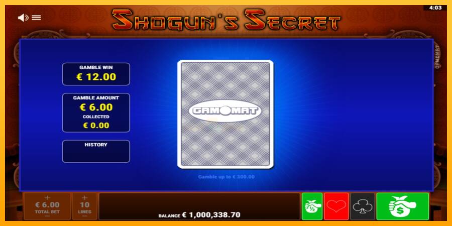 Shoguns Secret 游戏机赚钱, 图片 4