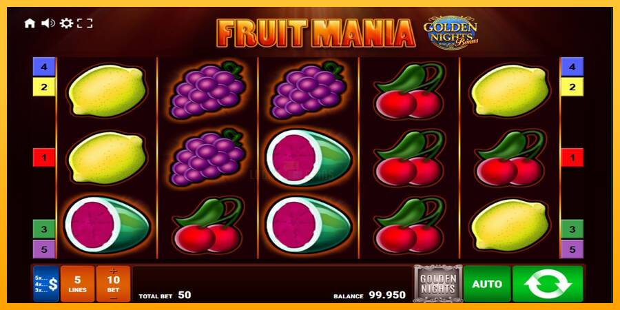 Fruit Mania Golden Nights 游戏机赚钱, 图片 1