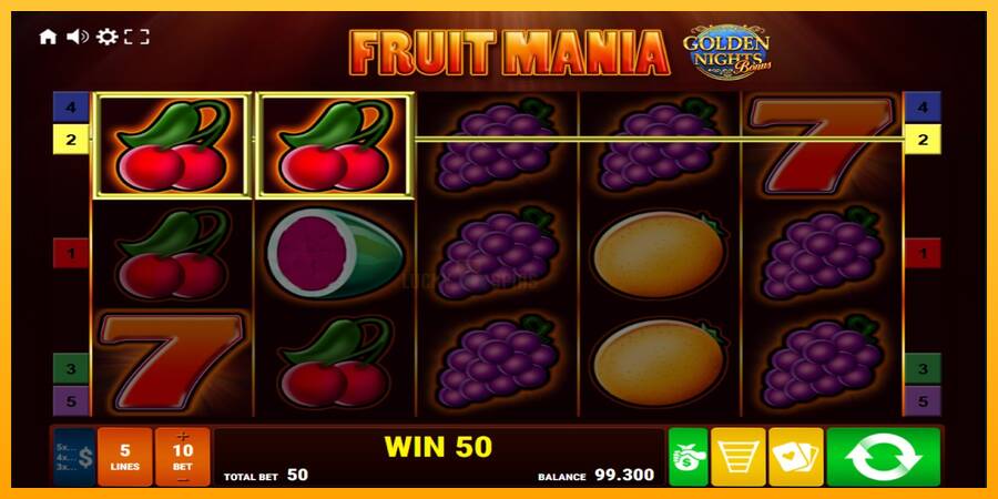 Fruit Mania Golden Nights 游戏机赚钱, 图片 2