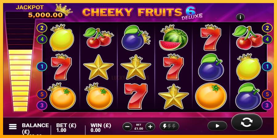 Cheeky Fruits 6 Deluxe 游戏机赚钱, 图片 1