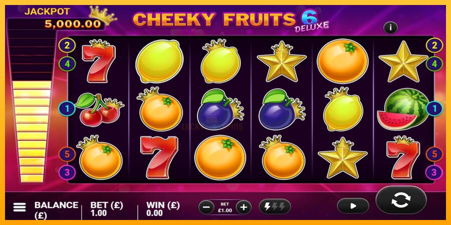 Cheeky Fruits 6 Deluxe 游戏机赚钱, 图片 2