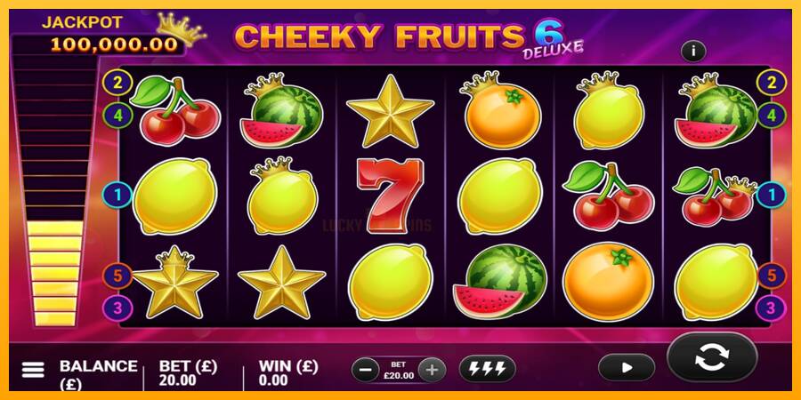 Cheeky Fruits 6 Deluxe 游戏机赚钱, 图片 4