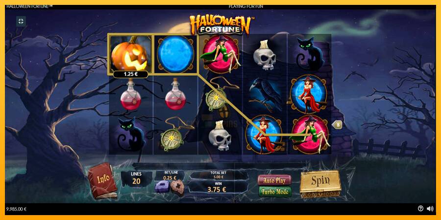 Halloween Fortune 游戏机赚钱, 图片 3