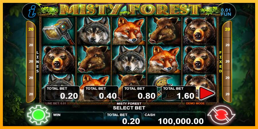 Misty Forest 游戏机赚钱, 图片 1