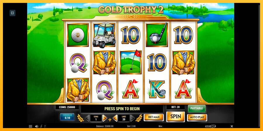 Gold Trophy 2 游戏机赚钱, 图片 1