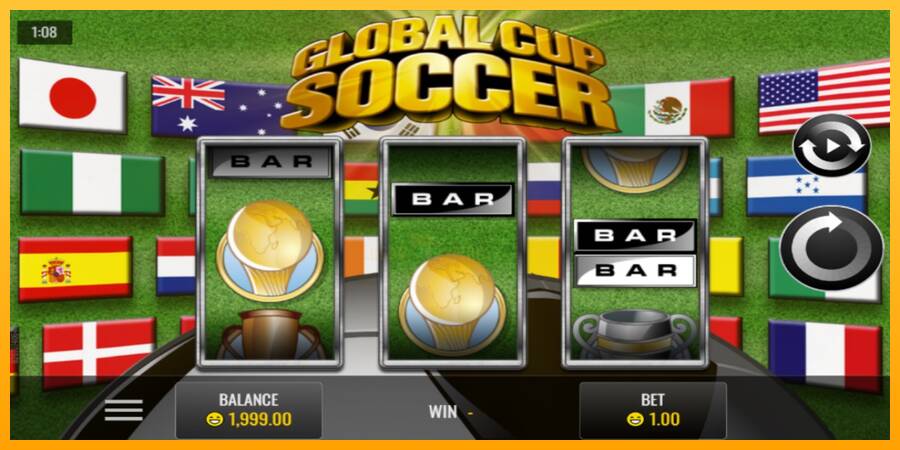 Global Cup Soccer 游戏机赚钱, 图片 1