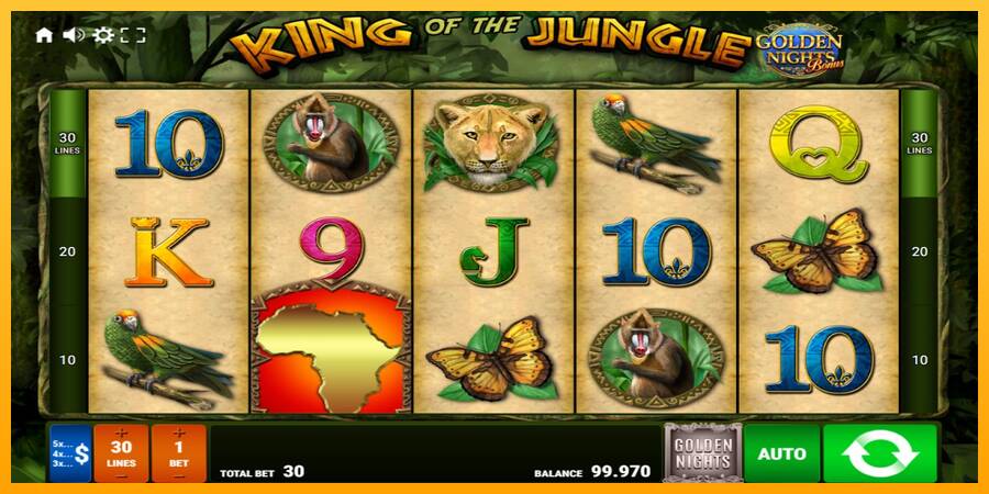 King of the Jungle Golden Nights 游戏机赚钱, 图片 1