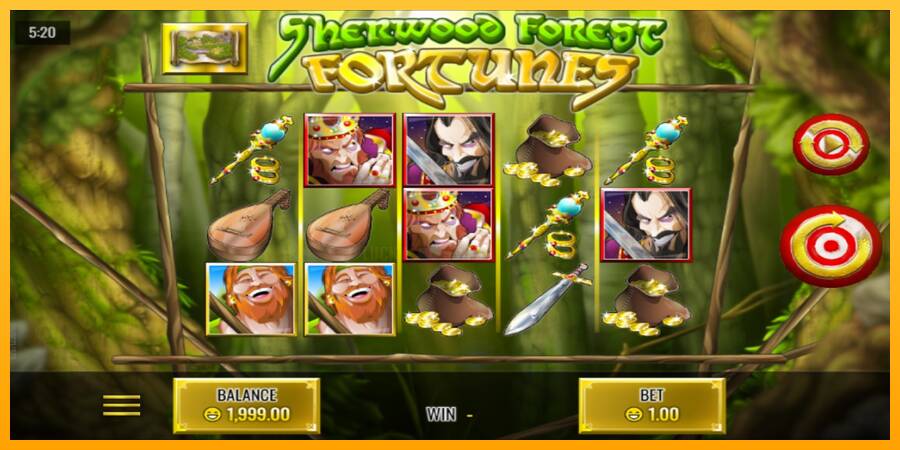 Sherwood Forest Fortunes 游戏机赚钱, 图片 1