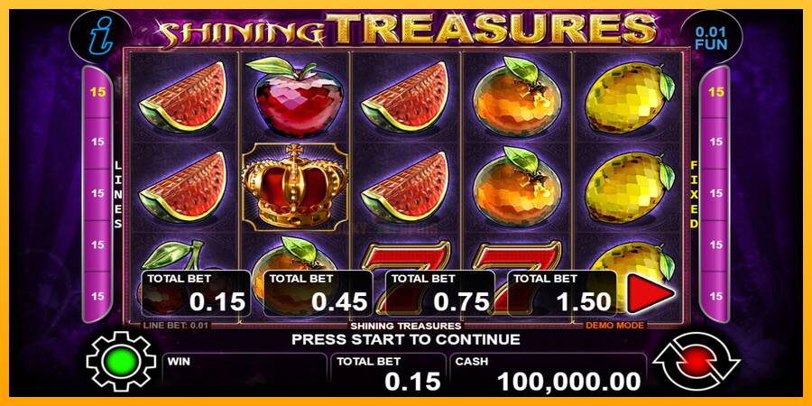 Shining Treasures 游戏机赚钱, 图片 1