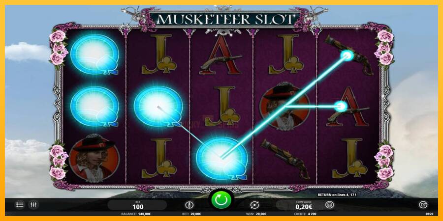 Musketeer Slot 游戏机赚钱, 图片 3