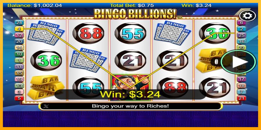 Bingo Billions 游戏机赚钱, 图片 3