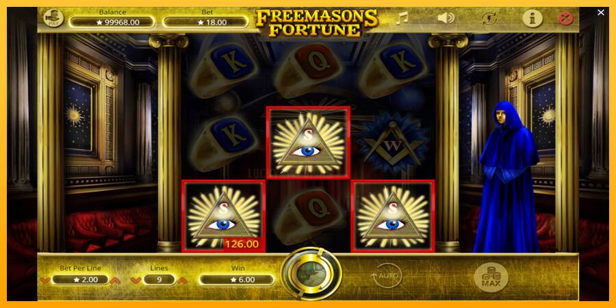 Freemasons Fortune 游戏机赚钱, 图片 4