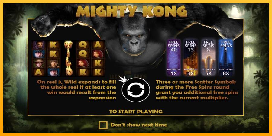 Mighty Kong 游戏机赚钱, 图片 1