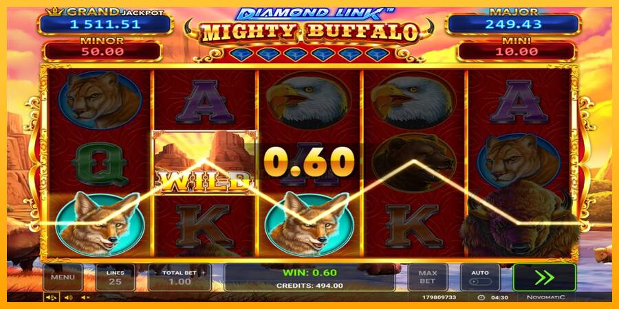 Diamond Link Mighty Buffalo 游戏机赚钱, 图片 2