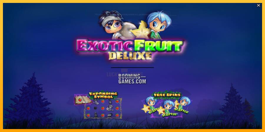 Exotic Fruit Deluxe 游戏机赚钱, 图片 1