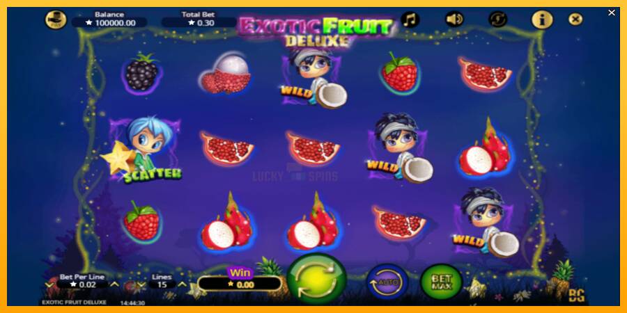 Exotic Fruit Deluxe 游戏机赚钱, 图片 2