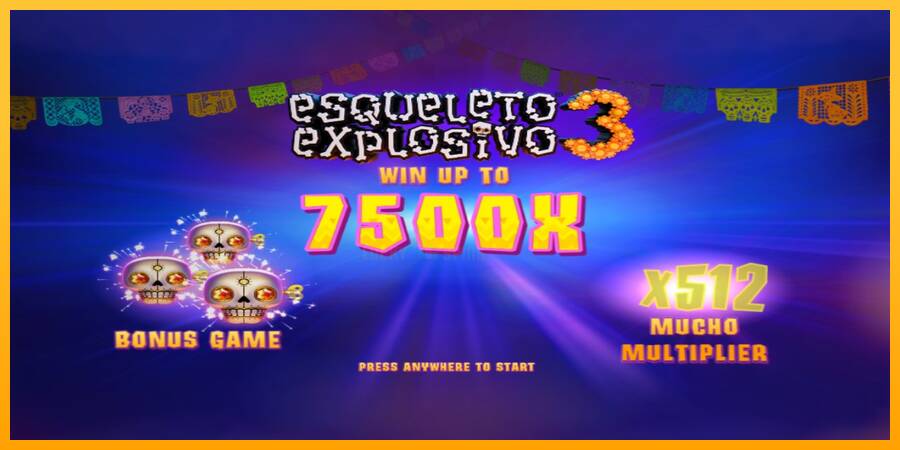 Esqueleto Explosivo 3 游戏机赚钱, 图片 1