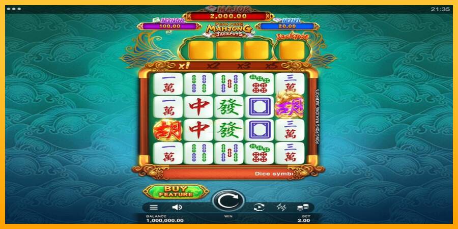 Pong Pong Mahjong Jackpots 游戏机赚钱, 图片 1