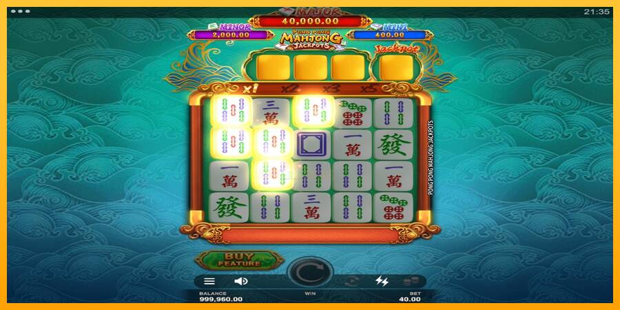 Pong Pong Mahjong Jackpots 游戏机赚钱, 图片 2