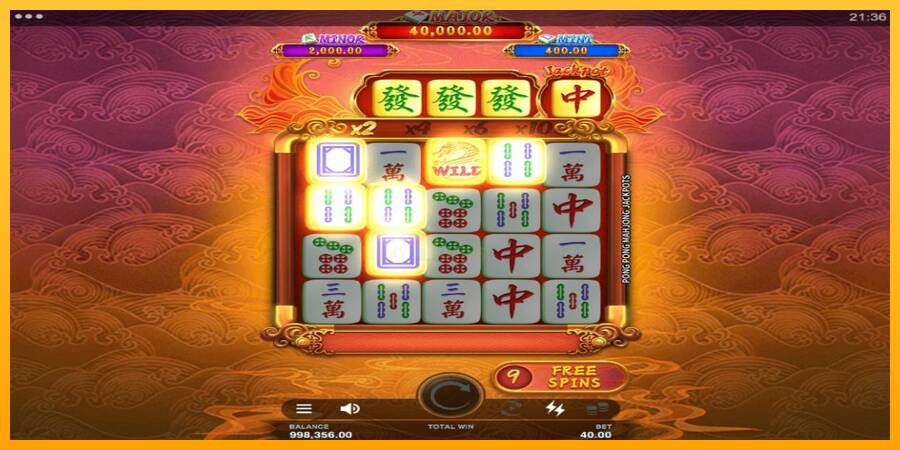 Pong Pong Mahjong Jackpots 游戏机赚钱, 图片 5