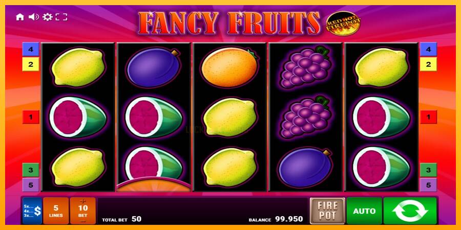 Fancy Fruits Red Hot Firepot 游戏机赚钱, 图片 1