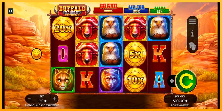 Buffalo Hold and Win Extreme 游戏机赚钱, 图片 1