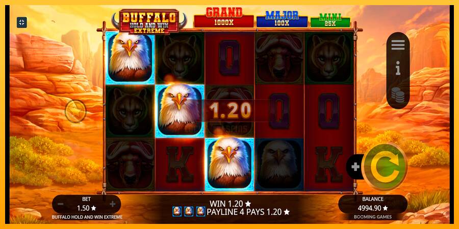 Buffalo Hold and Win Extreme 游戏机赚钱, 图片 3