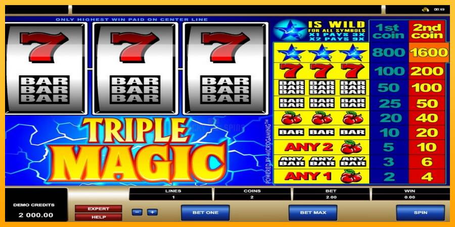 Triple Magic 游戏机赚钱, 图片 1