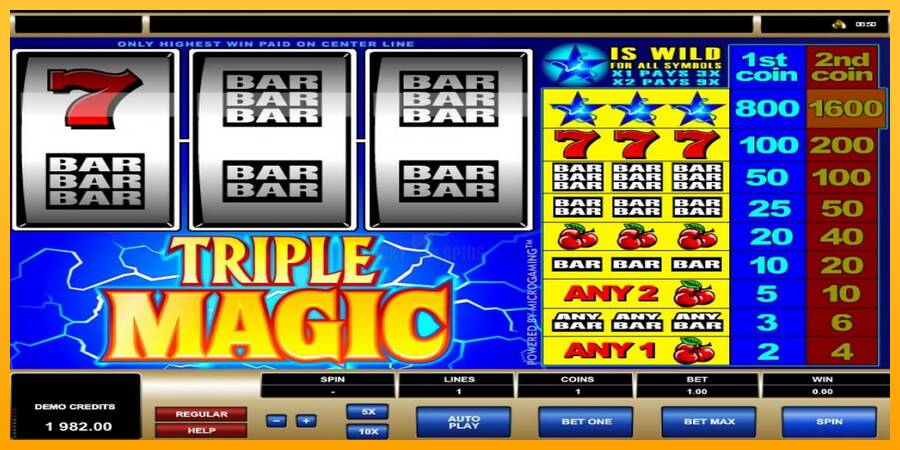 Triple Magic 游戏机赚钱, 图片 6