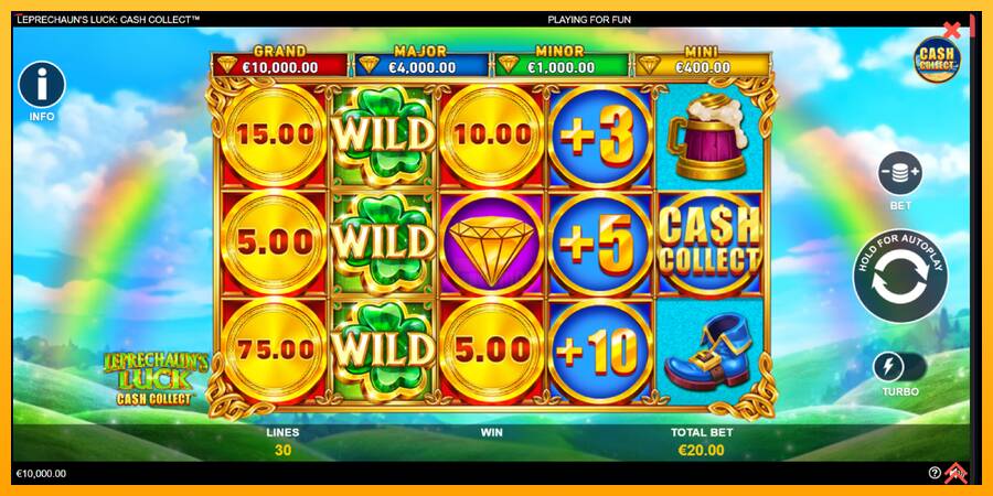 Leprechauns Luck Cash Collect Megaways PowerPlay Jackpot 游戏机赚钱, 图片 2