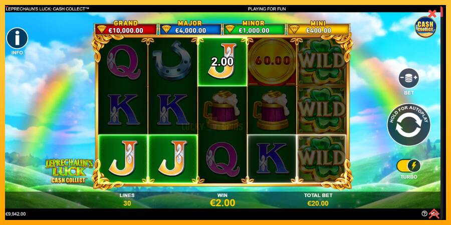 Leprechauns Luck Cash Collect Megaways PowerPlay Jackpot 游戏机赚钱, 图片 3