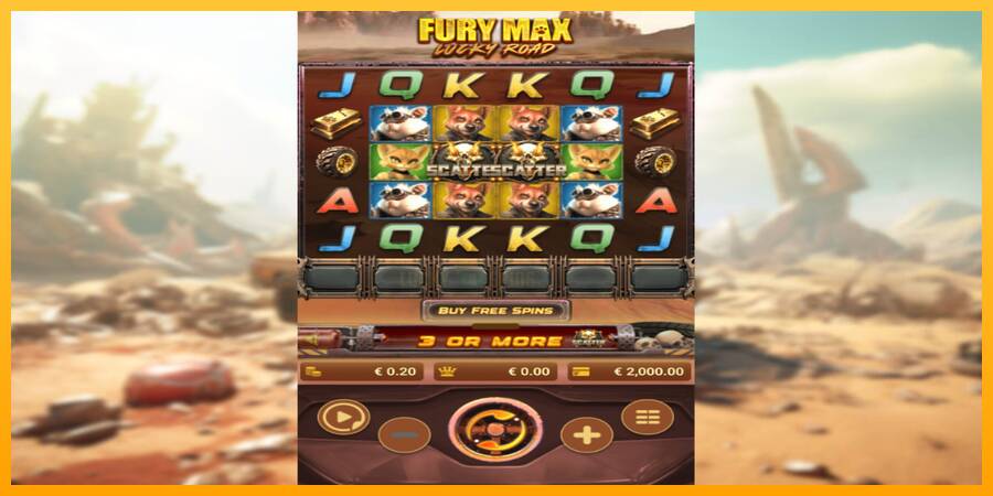 Fury Max Lucky Road 游戏机赚钱, 图片 2