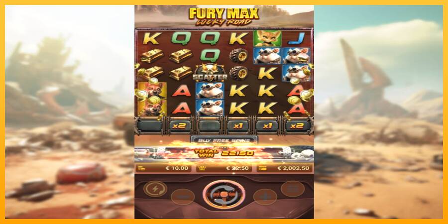 Fury Max Lucky Road 游戏机赚钱, 图片 3