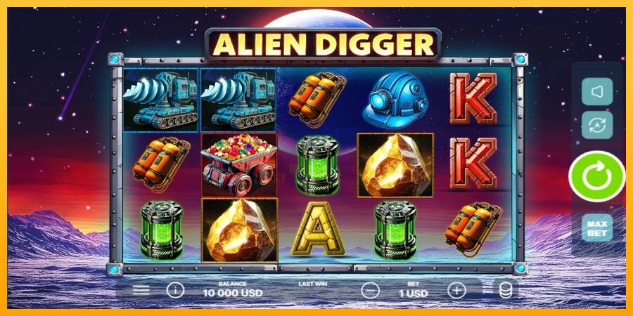 Alien Digger 游戏机赚钱, 图片 1