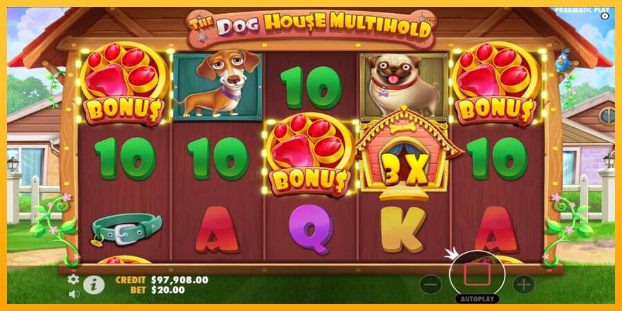 The Dog House Multihold 游戏机赚钱, 图片 3