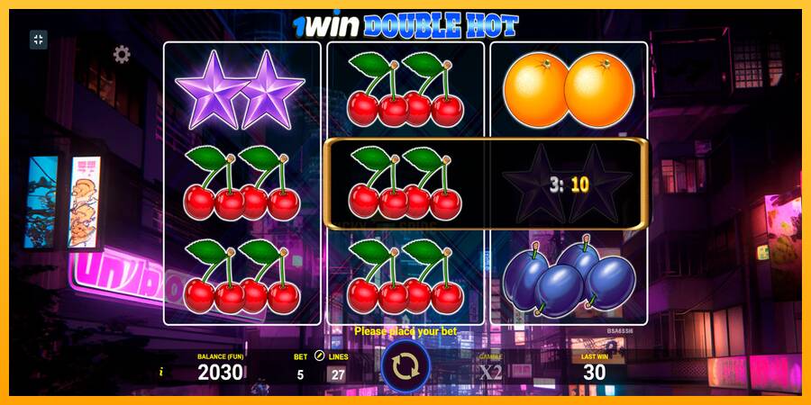 1win Double Hot 游戏机赚钱, 图片 5