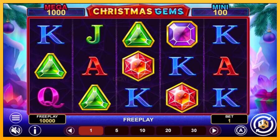 Christmas Gems Hold & Win 游戏机赚钱, 图片 2