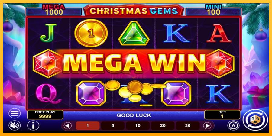 Christmas Gems Hold & Win 游戏机赚钱, 图片 3