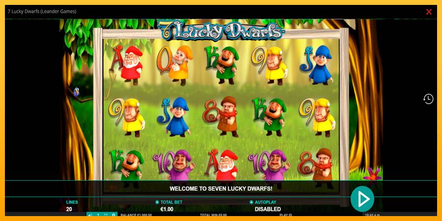 7 Lucky Dwarfs 游戏机赚钱, 图片 1