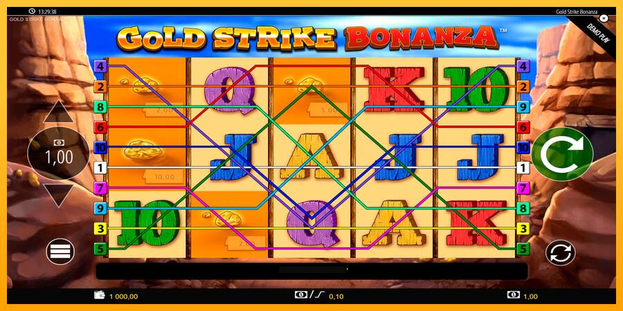 Gold Strike Bonanza 游戏机赚钱, 图片 1