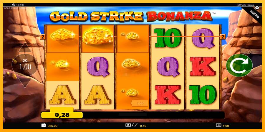 Gold Strike Bonanza 游戏机赚钱, 图片 7